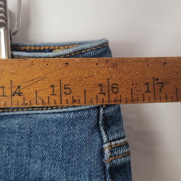 Risen- Women's high rise front patch pocket bell bottom jeans- size 15 - Picture 6 of 9